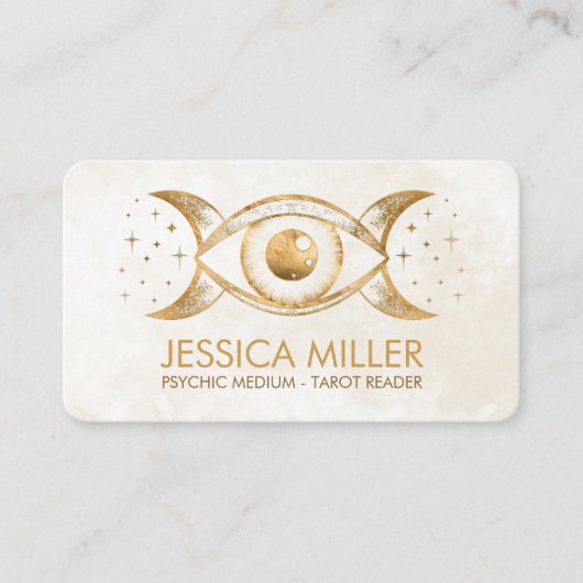 Goldenes Auge - Triple Moon  Visitenkarte (Vorderseite)