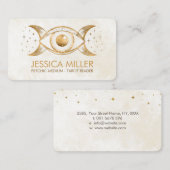 Goldenes Auge - Triple Moon Visitenkarte (Vorne/Hinten)