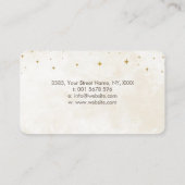 Goldenes Auge - Triple Moon Visitenkarte (Rückseite)