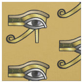 Goldenes Auge von Horus Stoff (Nahaufnahme)