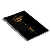 Goldenes AugenNotebook | Mystical Eye Journal Notizblock (Rechte Seite)