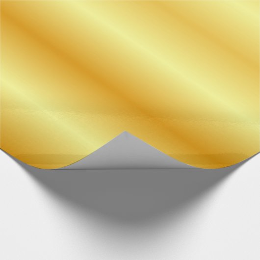 Goldenes Aussehen Elegant Modernes Goldenes Gesche Geschenkpapier (Ecke)