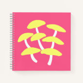 Goldenes Austern-Spiralnotizbuch Notizblock (Vorderseite)