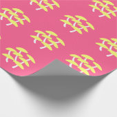 Goldenes Austernpilz-Geschenkpapier Geschenkpapier (Ecke)