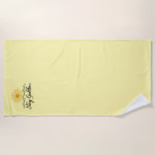 Goldenes Badetuch bleibe - Soft, Stylish & Sun (Vorderseite)