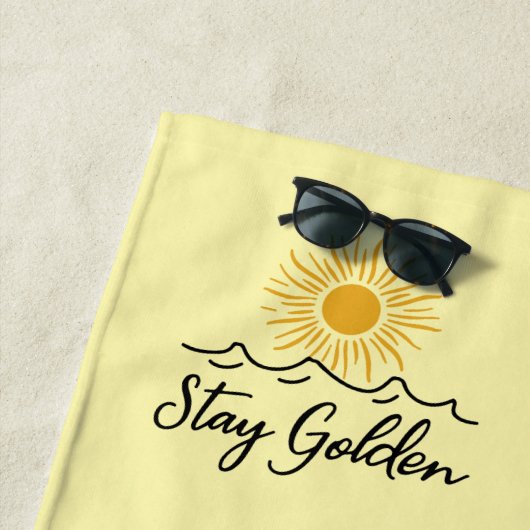 Goldenes Badetuch bleibe - Soft, Stylish & Sun (Beispiel)