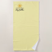 Goldenes Badetuch bleibe - Soft, Stylish & Sun (Vorderseite)