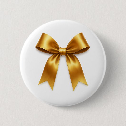 Goldenes Bandmuster — Elegante Minimalluxus Button (Vorderseite)