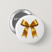 Goldenes Bandmuster — Elegante Minimalluxus Button (Vorne & Hinten)