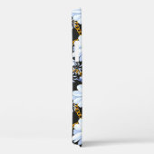 Goldenes Barock: Blumenkettentextur Case-Mate iPhone Hülle (Rückseite / Rechts)