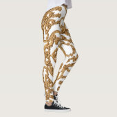 Goldenes Barock: Luxuriöses Ornament Design. Leggings (Rechts)