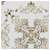Goldenes Barock Stoff (Nahaufnahme)
