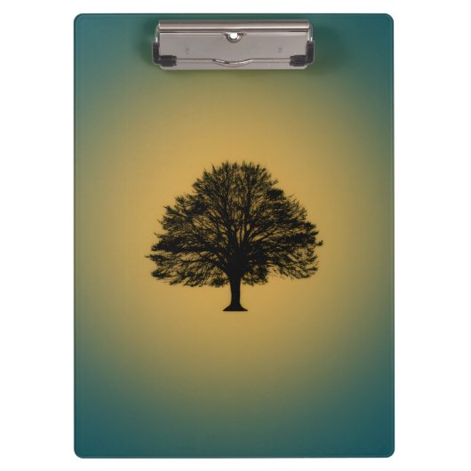 Goldenes Baum Klemmbrett (Vorderseite)