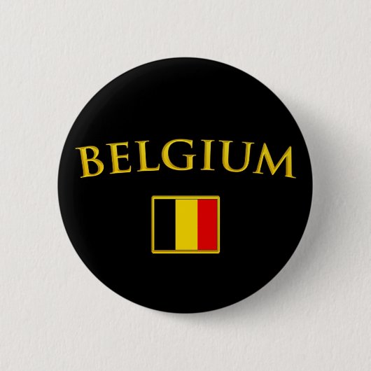 Goldenes Belgien Button (Vorderseite)