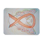 Goldenes Bewusstsein - Angel Art Magnet (Horizontal)