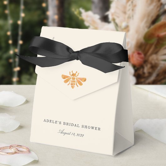Goldenes Bienenwasser-Brautparty Geschenkschachtel