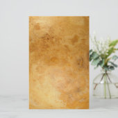 Goldenes Bio farbenreiches Briefpapier (Stehend Vorderseite)