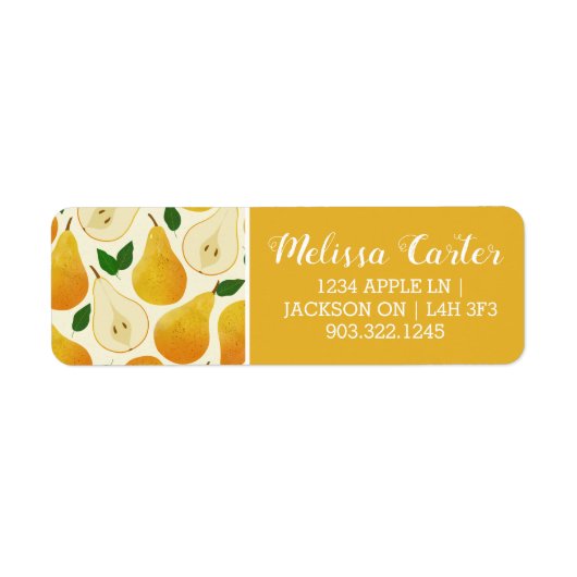 Goldenes Birnenmuster (Vorne)