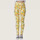 Goldenes Birnenmuster Leggings (Vorderseite)