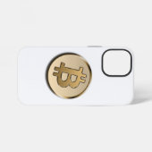Goldenes Bitcoin-Handyhülle iPhone Hülle (Rückseite (Horizontal))