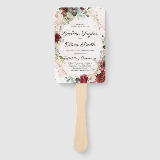 Goldenes Blasenburgunder-Programm Fächer (Vorderseite)