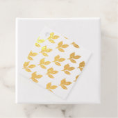 Goldenes Blatt Beste Wünsche Geschenkanhänger (Mit Box)