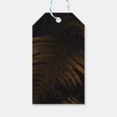 Goldenes Blatt Geschenkanhänger (Vorderseite)