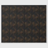 Goldenes Blatt Geschenkpapier (Flach)