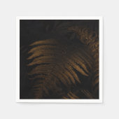 Goldenes Blatt Serviette (Vorderseite)