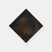 Goldenes Blatt Serviette (Ecke)