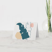 Goldenes Blattdesign Karte (Vorderseite)