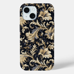 Goldenes Blätter Muster Case-Mate iPhone Hülle