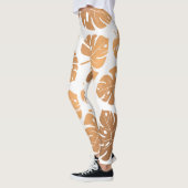 Goldenes Blätter Muster Leggings (Links)
