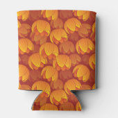 Goldenes Blume-Muster Dosenkühler (Rückseite)