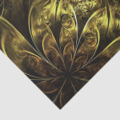 goldenes Blume-Papiertaschentuch Seidenpapier (Detail)