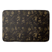 Goldenes Blumen Badematte (Vorderseite)