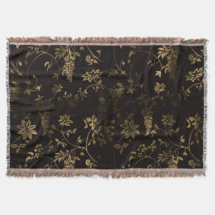 Goldenes Blumen Decke