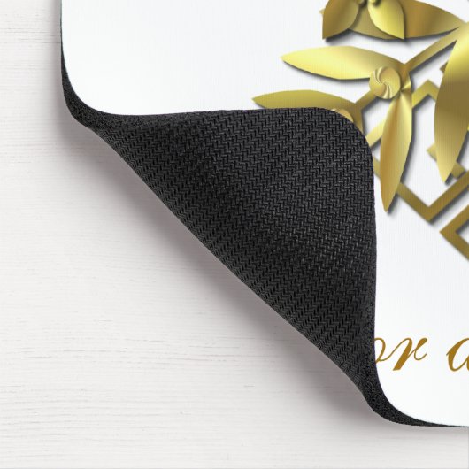 GOLDENES BLUMEN~ Mousepad (Ecke)