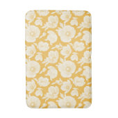 Goldenes Blumen-Muster Badematte (Vorderseite Vertikal)