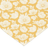 Goldenes Blumen-Muster Kurzer Tischläufer (Ecke)