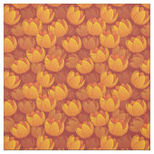 Goldenes Blumen-Muster Stoff (Muster)