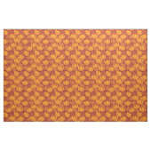Goldenes Blumen-Muster Stoff (Fat Quarter (45,7 x 55,9 cm))