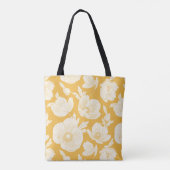 Goldenes Blumen-Muster Tasche (Rückseite)