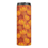 Goldenes Blumen-Muster Thermosbecher (Rückseite)