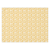 Goldenes Blumen-Muster Tischdecke (Vorderseite (Horizontal))