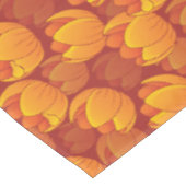 Goldenes Blumen-Muster Tischdecke (Schrägansicht)