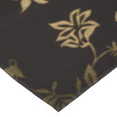 Goldenes Blumen Tischdecke (Schrägansicht)