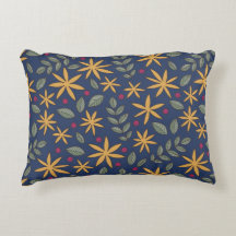 Goldenes Blumenmuster Botanisches Design