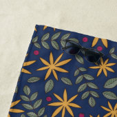 Goldenes Blumenmuster Botanisches Design Strandtuch (Beispiel)