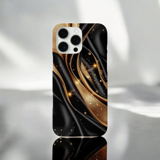 goldenes Blütenschild Case-Mate iPhone Hülle